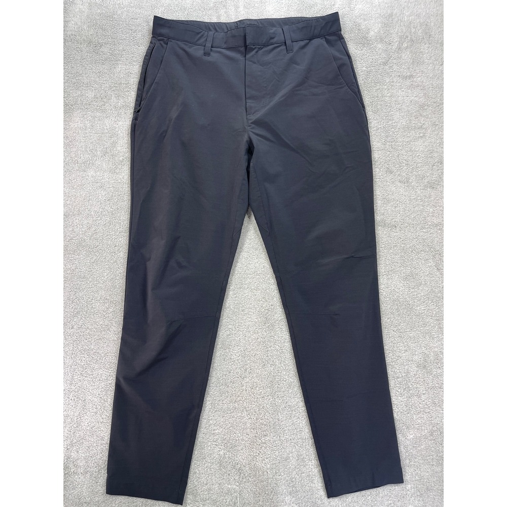 Fabletics Pants Men 32x29 Black The Only Pant Performance Chino Stretch Golf